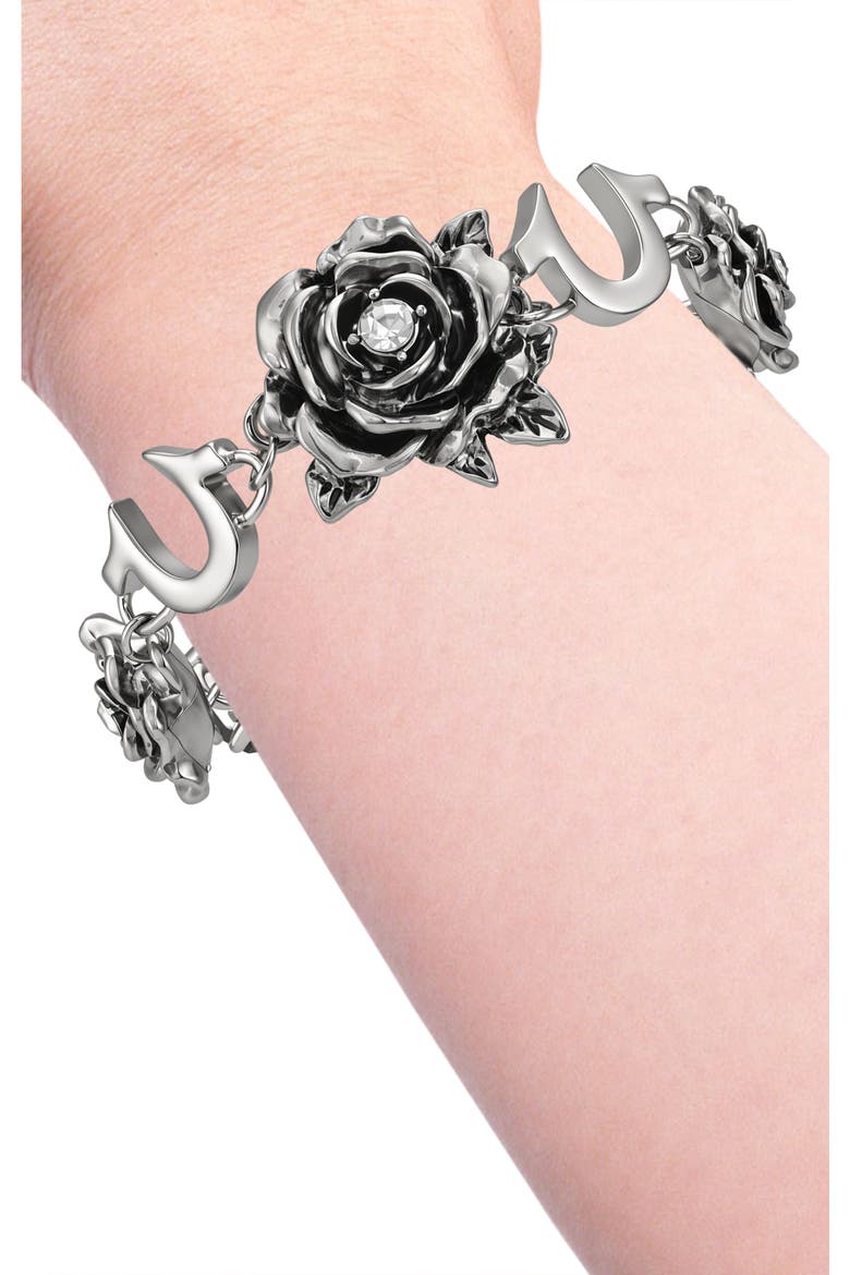 Toggle Bracelet, Alternate, color, Silver