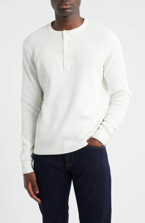 Stock Waffle Knit Henley