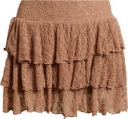 BP. Lace Tiered Mini Skort