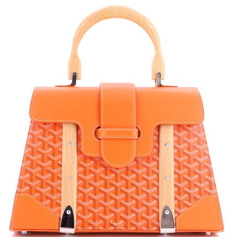 Saigon Top Handle Bag Coated Canvas with Leather MM