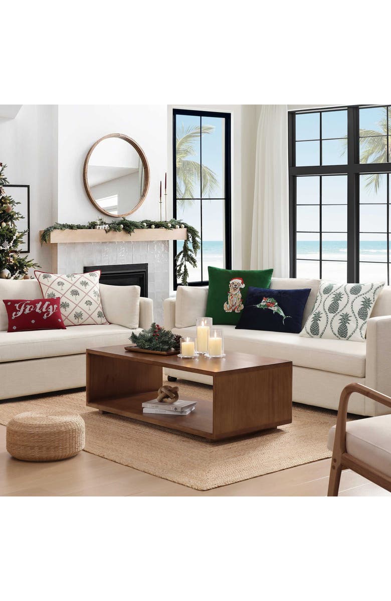 Tommy Bahama Palm Tree Trellis Decorative Accent Pillow, Alternate, color, 