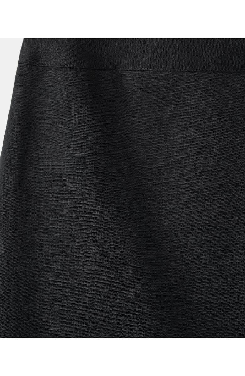 MANGO Linen Midi Skirt, Alternate, color,