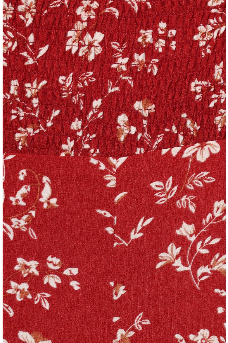 Herring Floral Print Wide Leg Jumpsuit, Alternate, color, RED
