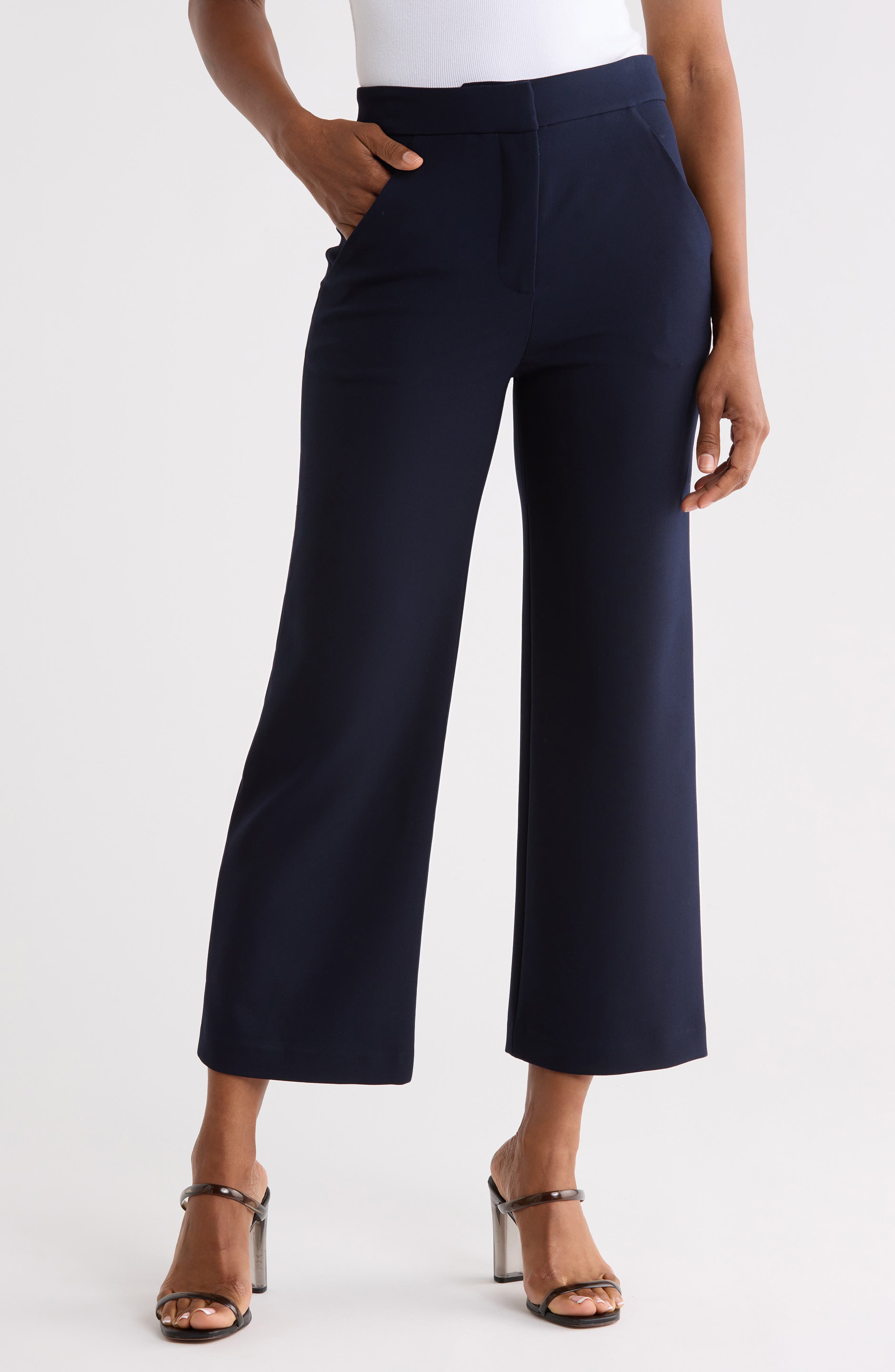 Brixton High Waist Ankle Wide Leg Pants