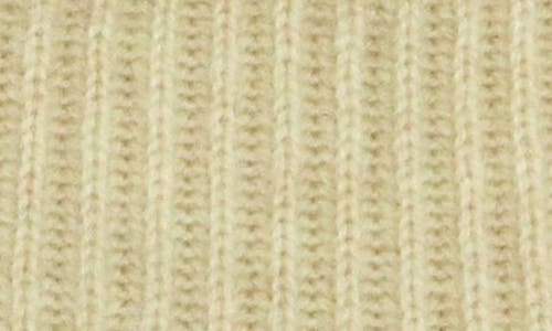 Portolano Merino Wool Rib Cuff Beanie In Brown