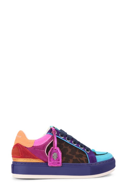 Kurt Geiger London Southbank Tag Platform Sneaker In Multi