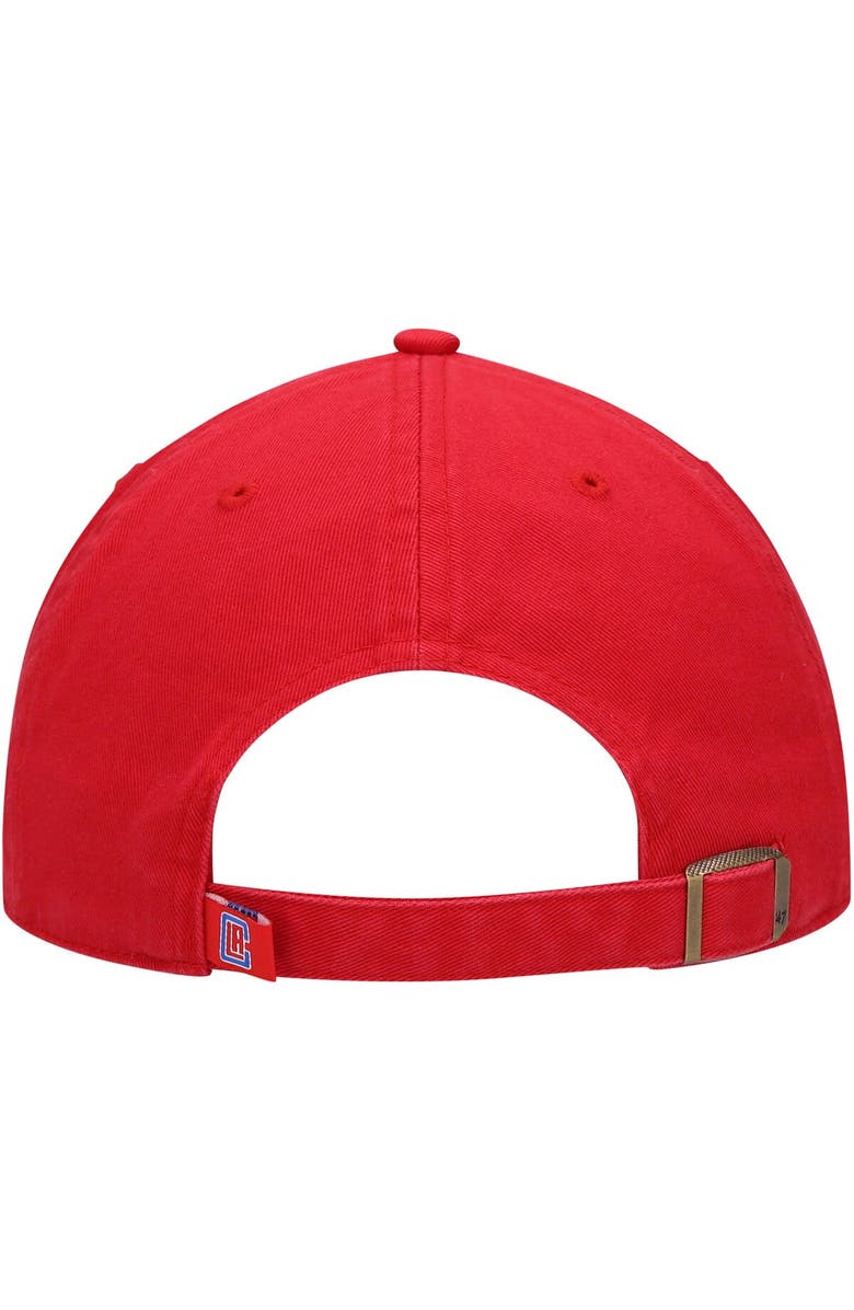 '47 Men's '47 Red LA Clippers Team Clean Up Adjustable Hat, Alternate, color, Red
