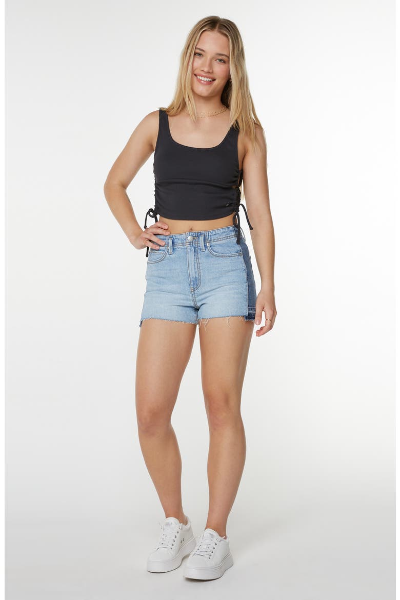 Surf Stoked Crop Rib Tank, Alternate, color, PHANTOM SOLID