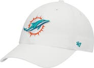 '47 Men's '47 White Miami Dolphins Clean Up Adjustable Hat