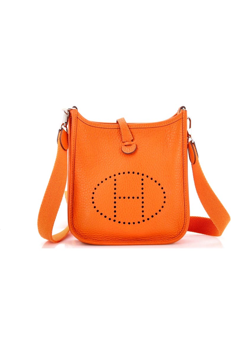 Pre-Owned Hermes Evelyne Bag Gen III Clemence TPM, Main, color, Orange H