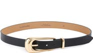 Ettika Snakeskin Print Leather Belt