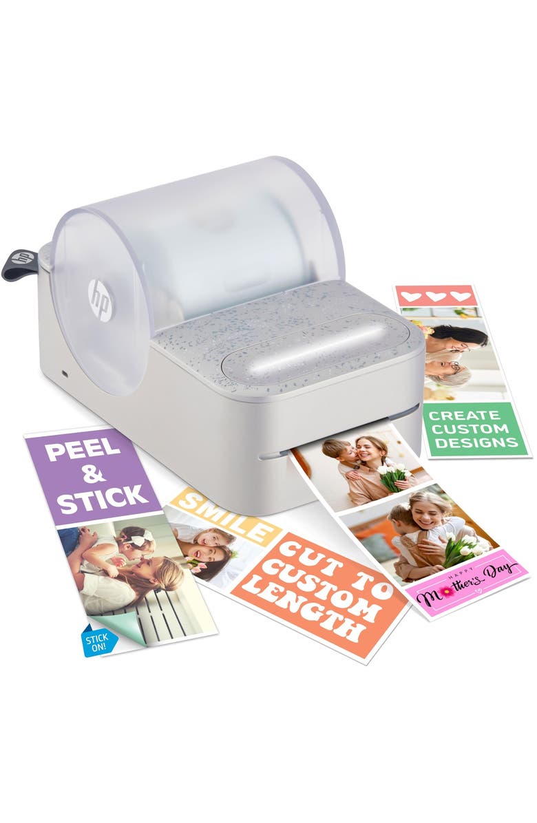 HP Sprocket Portable Photo Printer, Bluetooth Wireless Instant 2x3 Prints for iOS & Android, Main, color, Grey