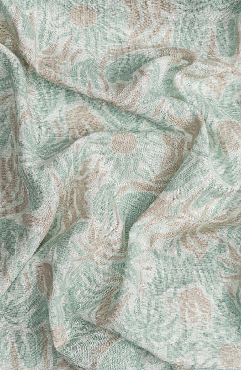 CRANE BABY 3-Pack Assorted Cotton Swaddle Blankets, Alternate, color, Blue