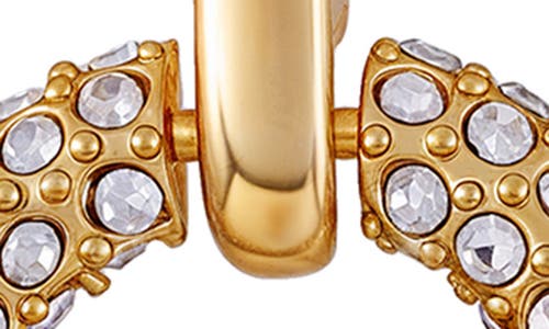 Vince Camuto Pavè Hoop Drop Earrings In Gold