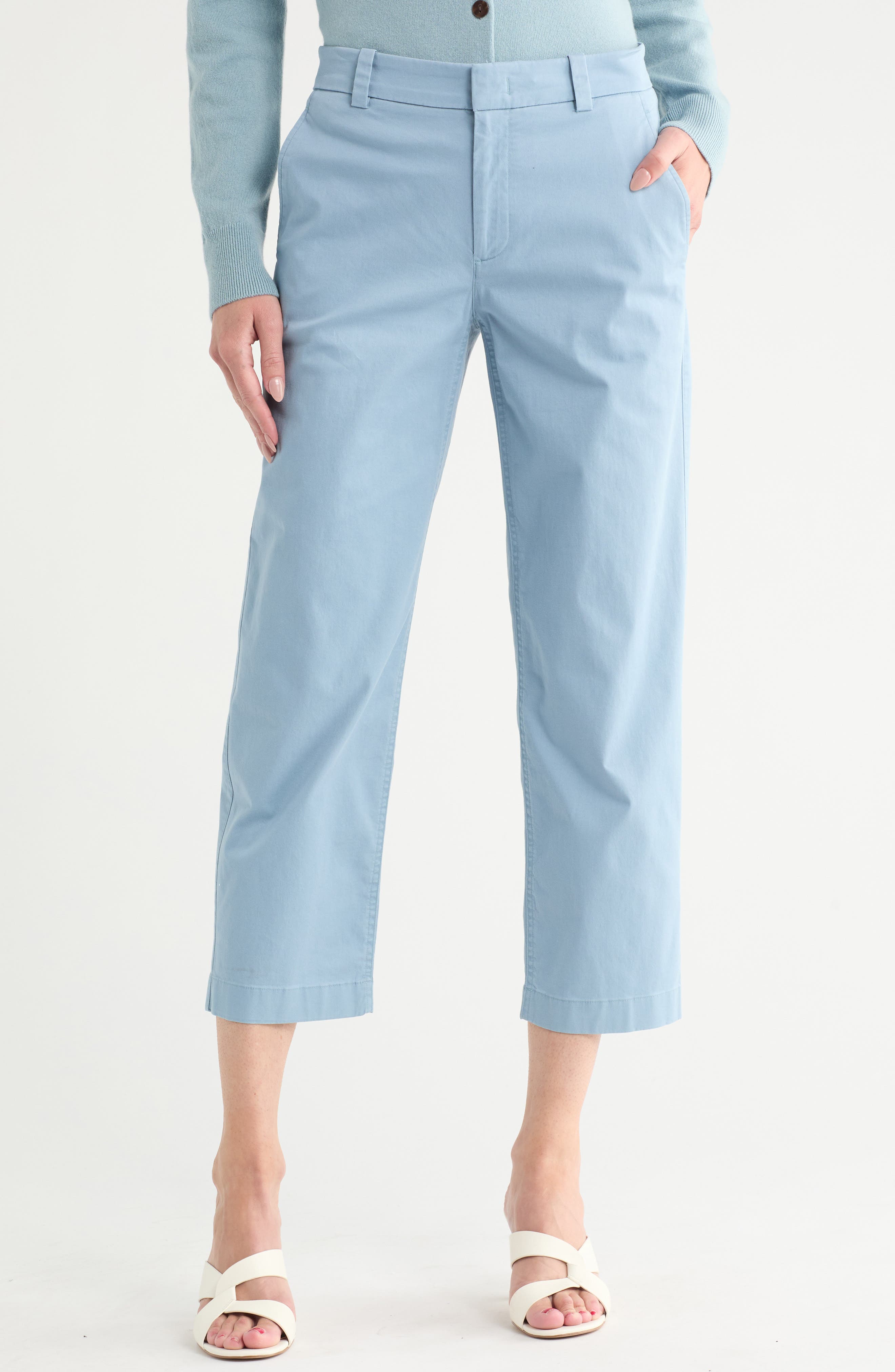 Vince Washed Crop Chino Pants