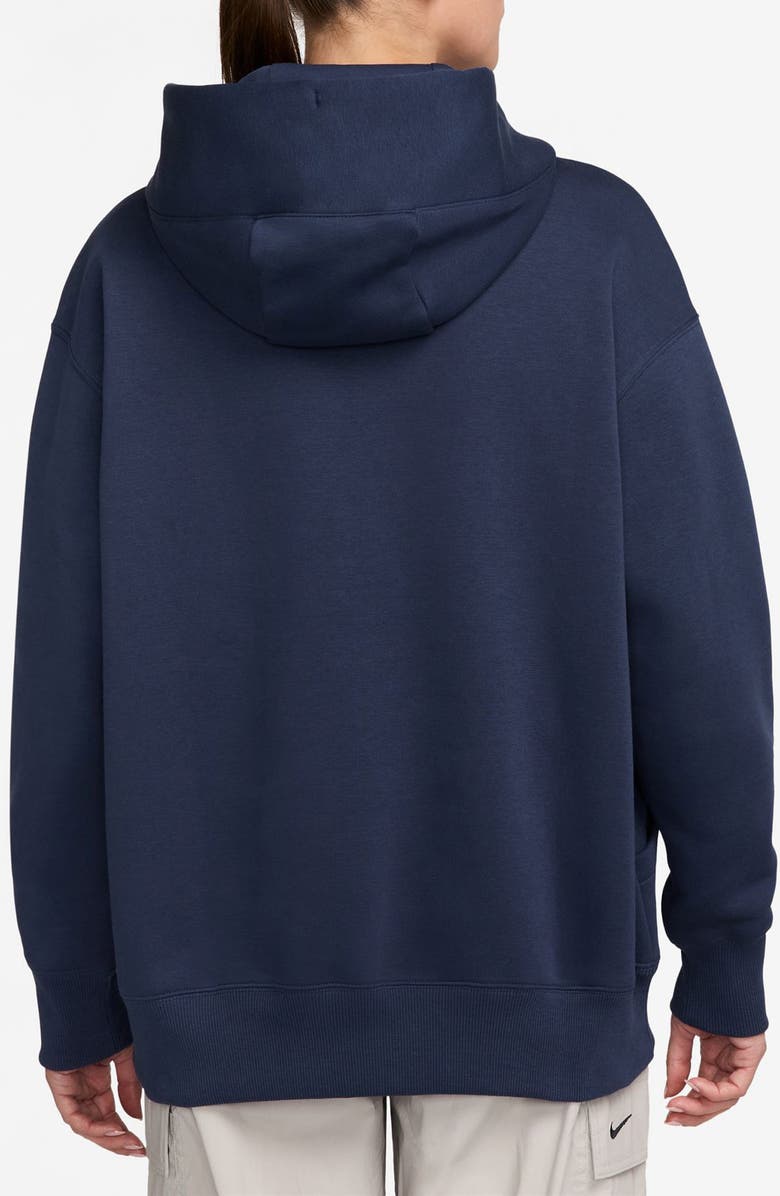 Nike Sportswear Phoenix Fleece Oversized Pullover Hoodie, Alternate, color, Midnight Navy/ Sail