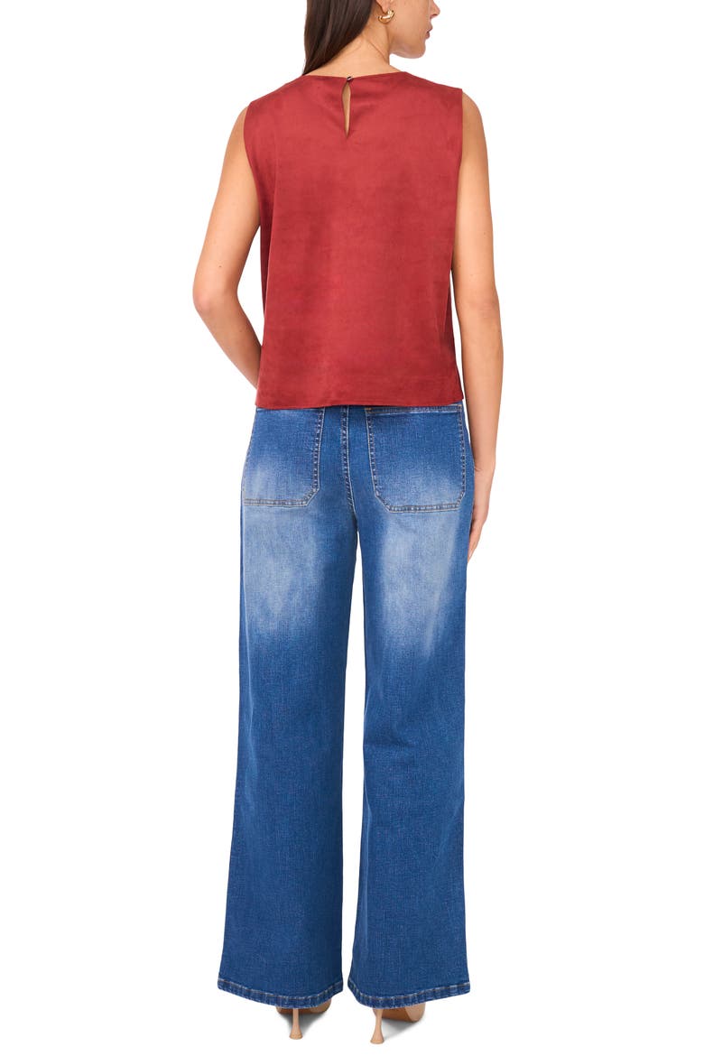 Faux Suede Tank, Alternate, color, RUSTIC
