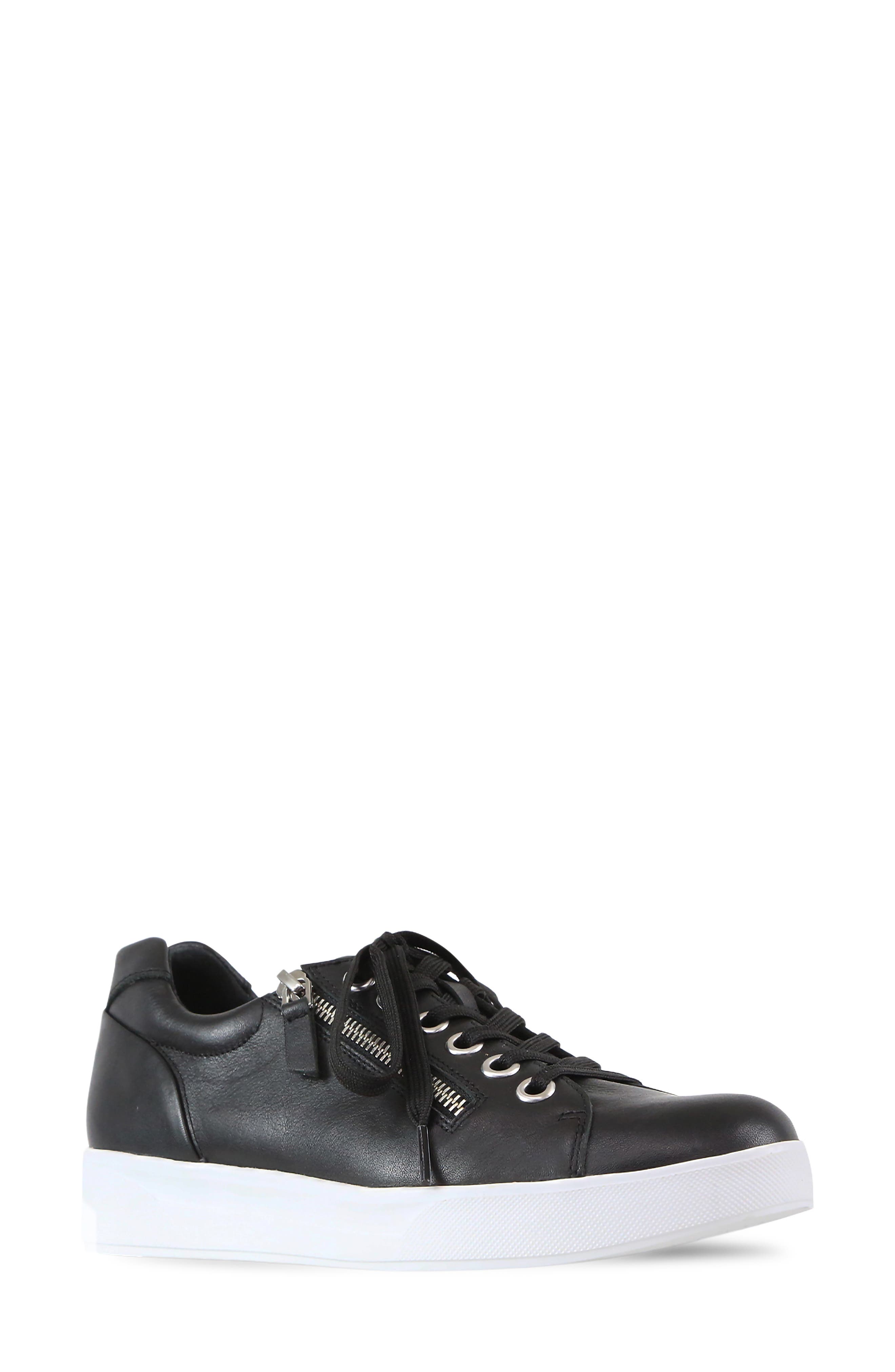 Munro Tilly Sneaker, Main, color, Black Tumbled