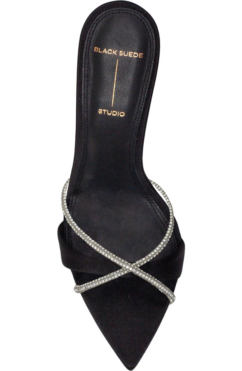 BLACK SUEDE STUDIO Sienna Pointed Toe Slide Sandal, Alternate, color,