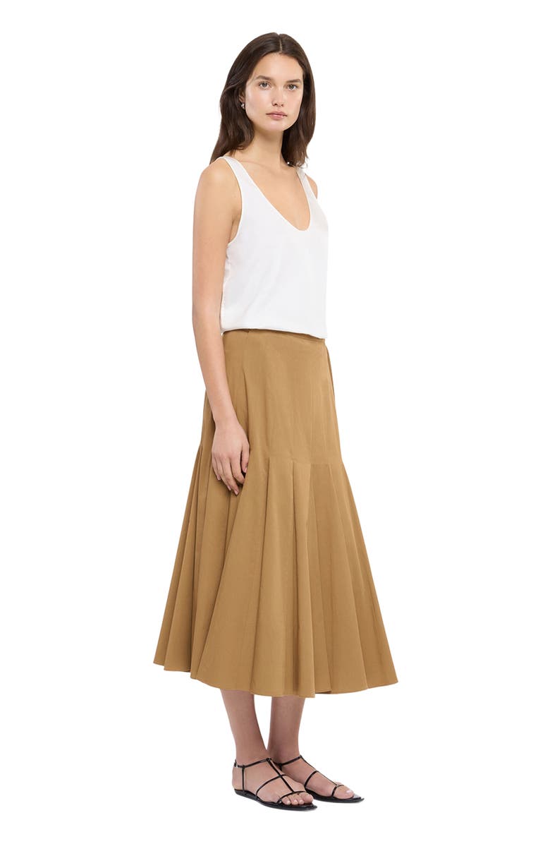 Another Tomorrow Panel Wrap Skirt, Alternate, color, 