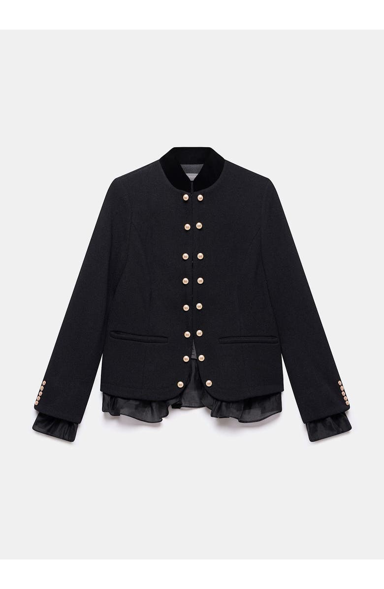 MINT VELVET Military Wool Blend Jacket, Alternate, color, Black