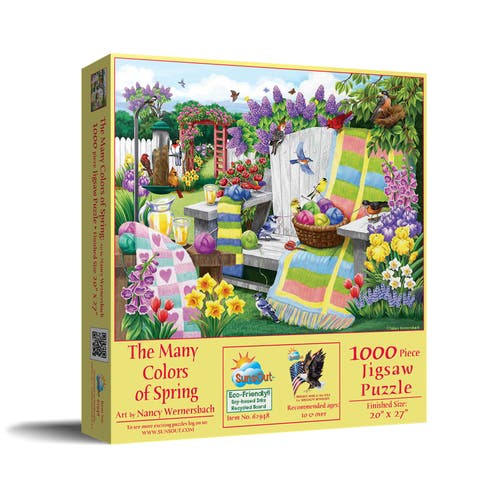 The Many Colors of Spring 1000 piece Jigsaw Puzzle for Adults