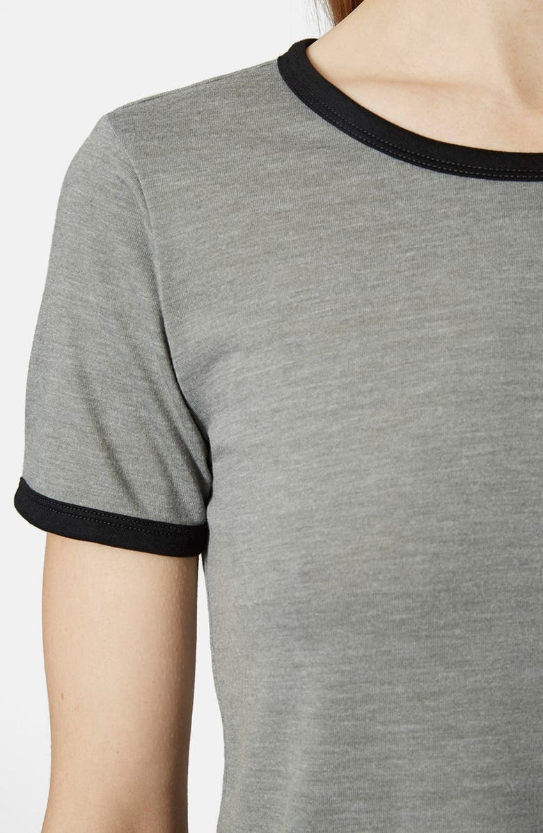 Topshop Contrast Tee, Alternate, color,