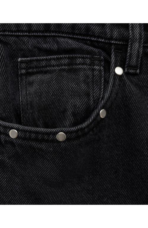 Mango Billie Stud Straight Leg Jeans