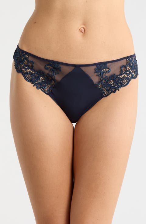 Saga Lace Trim Thong