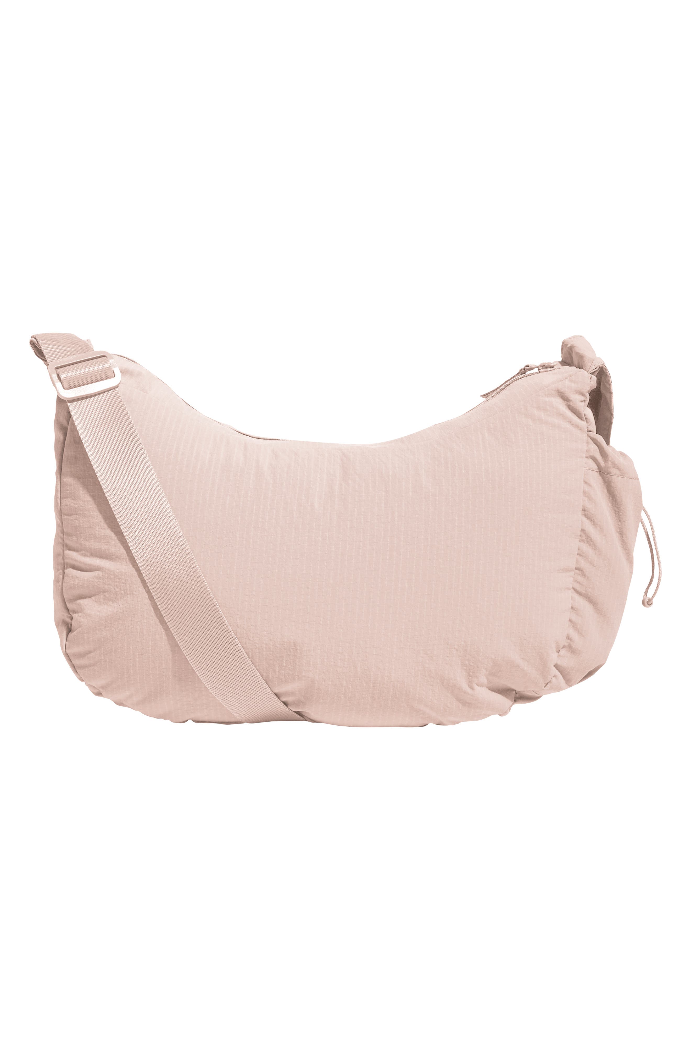 adidas Crescent Crossbody Bag, Alternate, color, Blush Pink