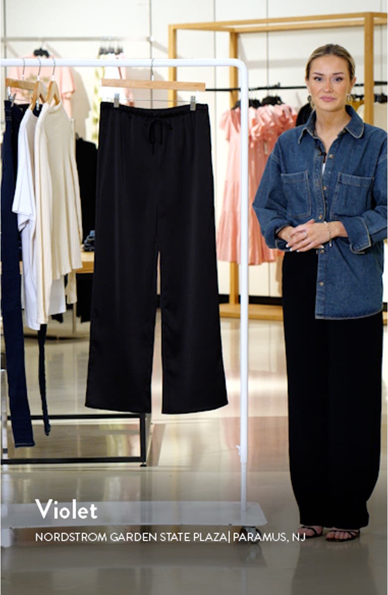 Satin Drawstring Pants, sales video thumbnail
