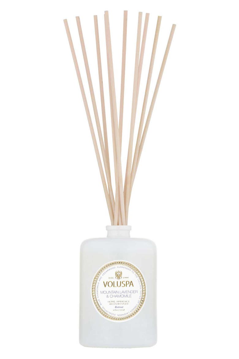 Mountain Lavender & Chamomile Reed Diffuser, Main, color, MOUNTAIN LAVENDER & CHAMOMILE