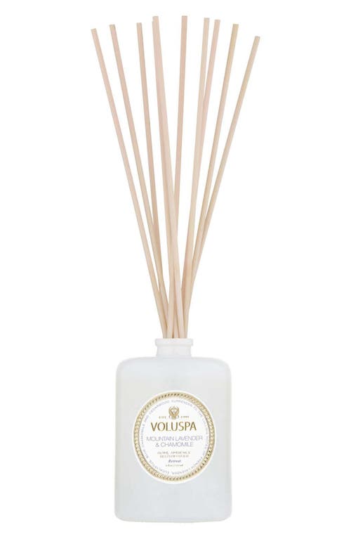 Voluspa Mountain Lavender & Chamomile Reed Diffuser In Mountain Lavender & Chamomile