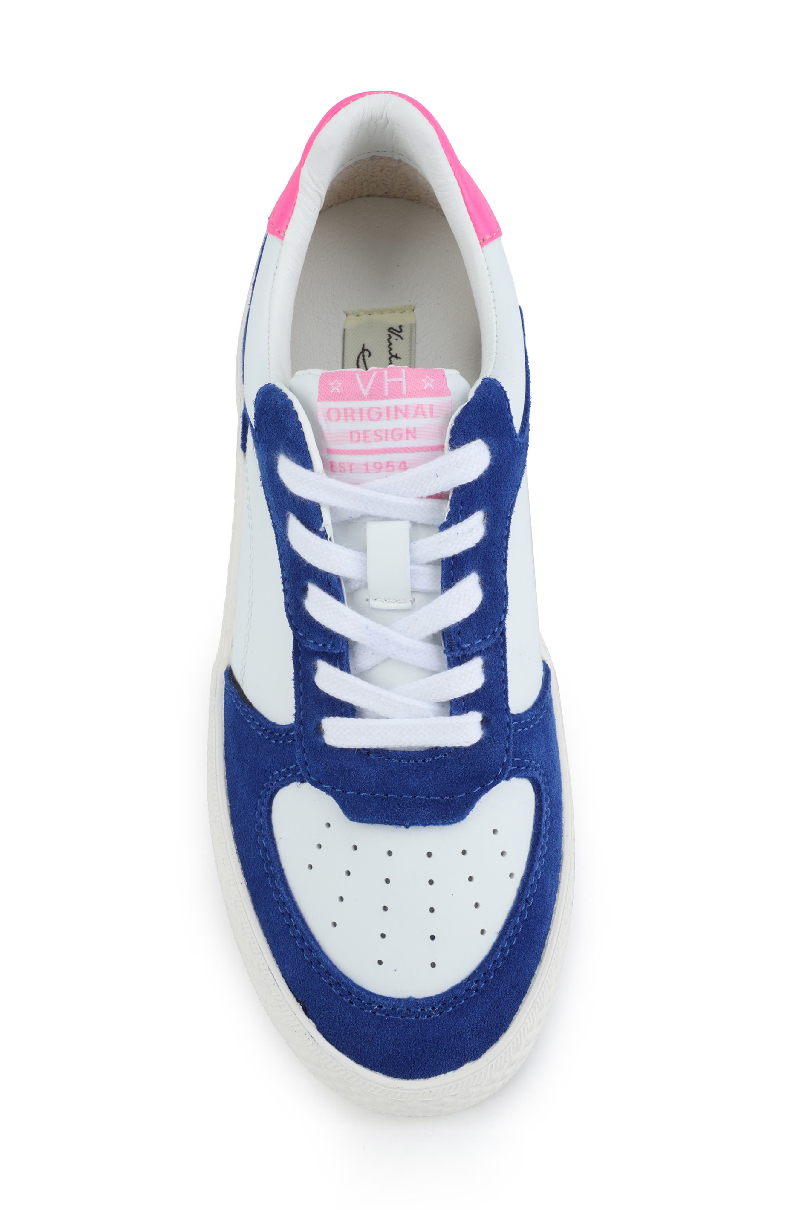 Vintage Havana Fast Sneaker, Alternate, color, Electric Blue/ Neon Pink
