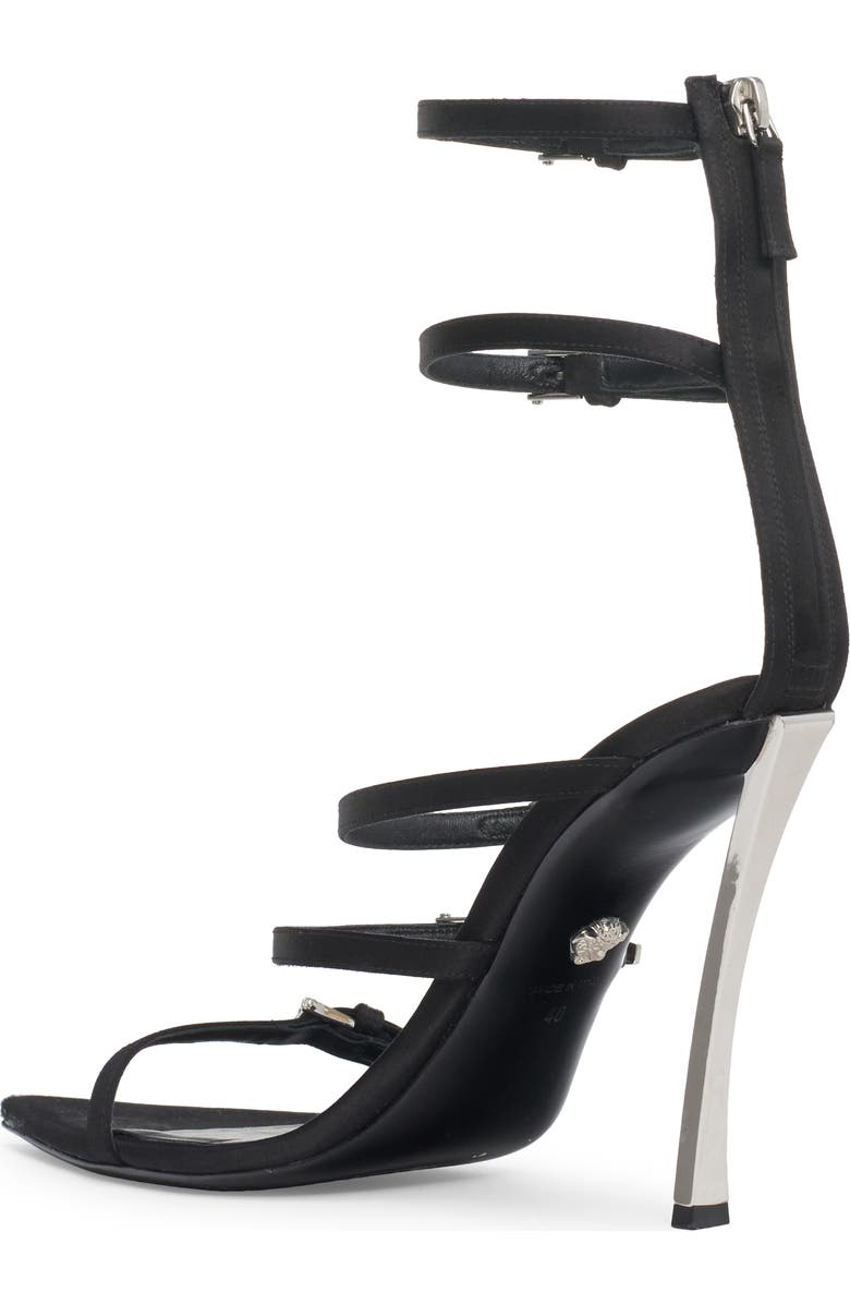 Versace Point Strap Sandal, Alternate, color,