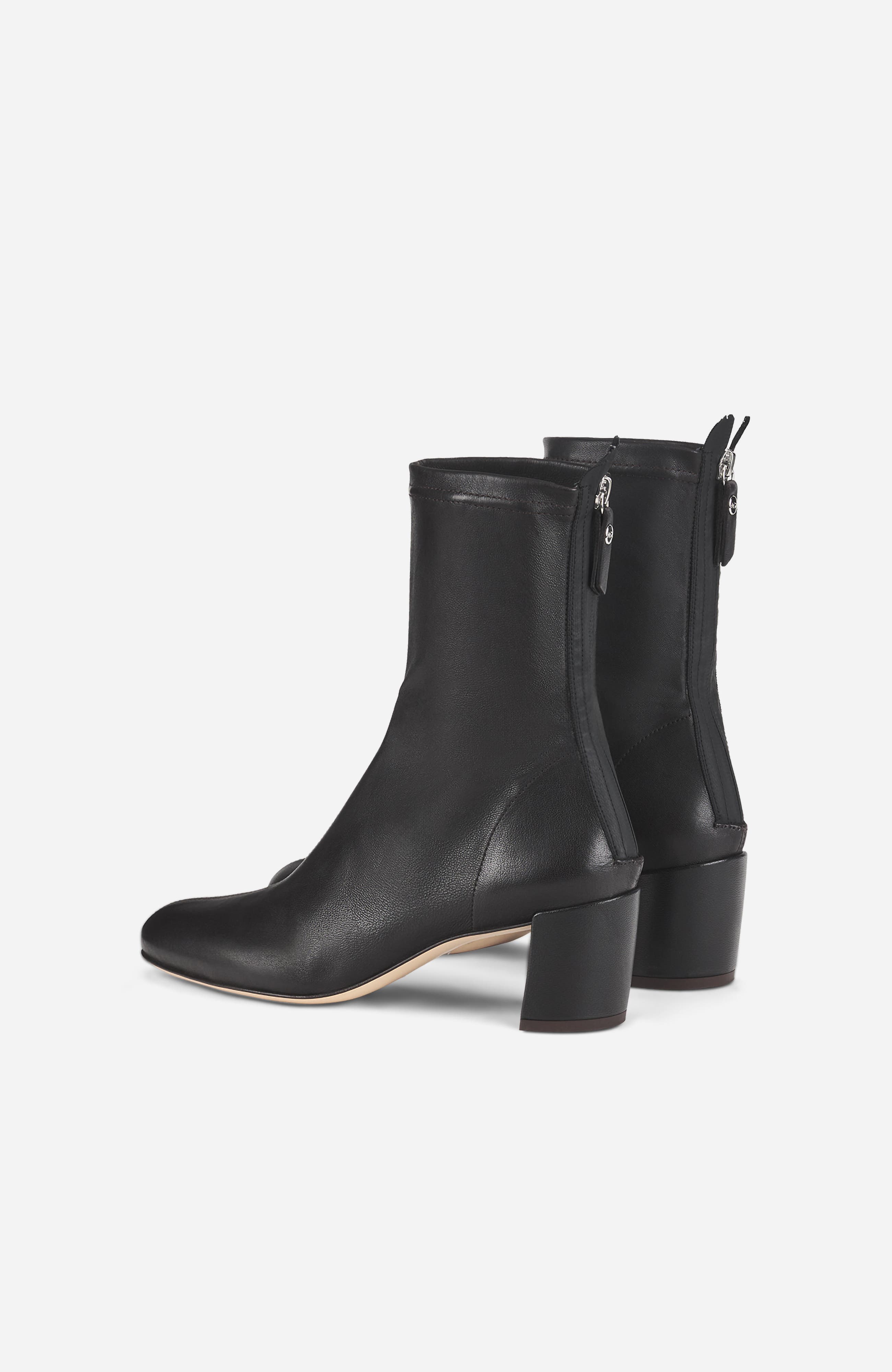Lynn Stretch Ankle Boot with Heel, Alternate, color, Testa di Moro Stretch Nappa