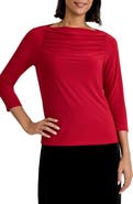 KASPER Cowl Neck Jersey Top