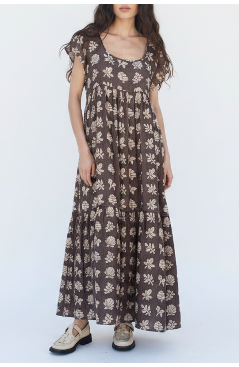 Ace & Jig LouLou Tiered Low Scoop Maxidress, Main, color, Botanical