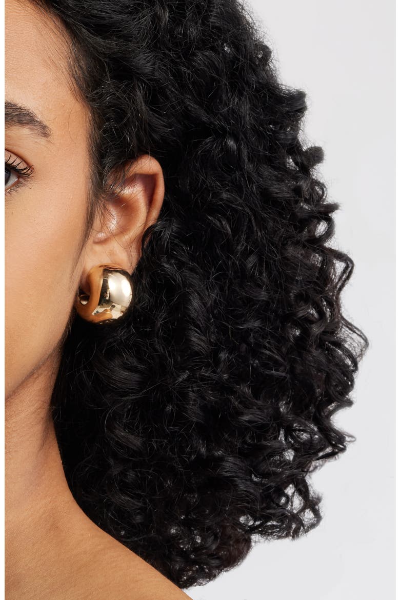 Gemma Hoop Earrings, Alternate, color, HIGH POLISH GOLD