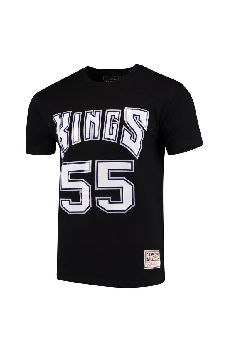 Mitchell & Ness Men's Mitchell & Ness Jason Williams Black Sacramento Kings Hardwood Classics Team Name & Number T-Shirt, Alternate, color, 