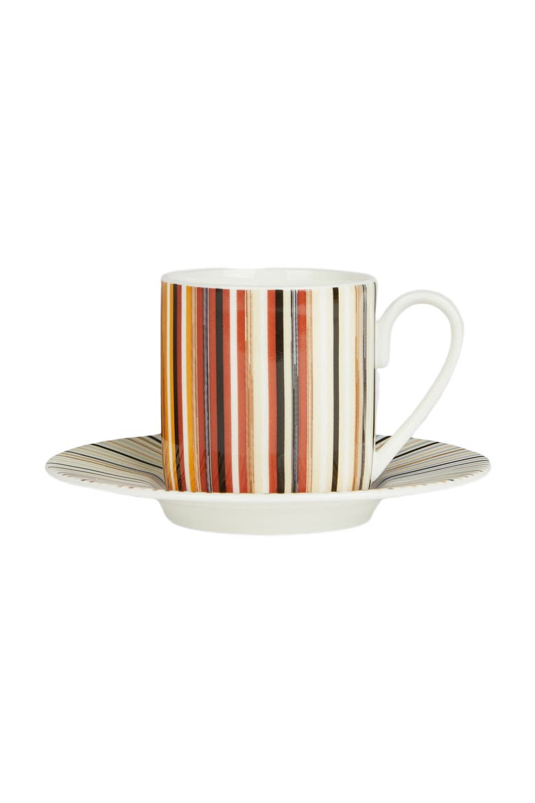 Jenkins Set Of 6 Coffee Cups & Saucers, Main, color, White