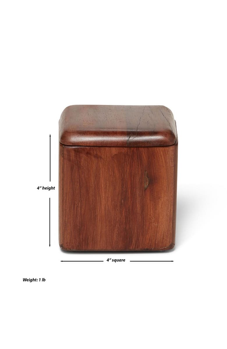 ROSELLI TRADING COMPANY Nature's Home Canister, Alternate, color, Wood