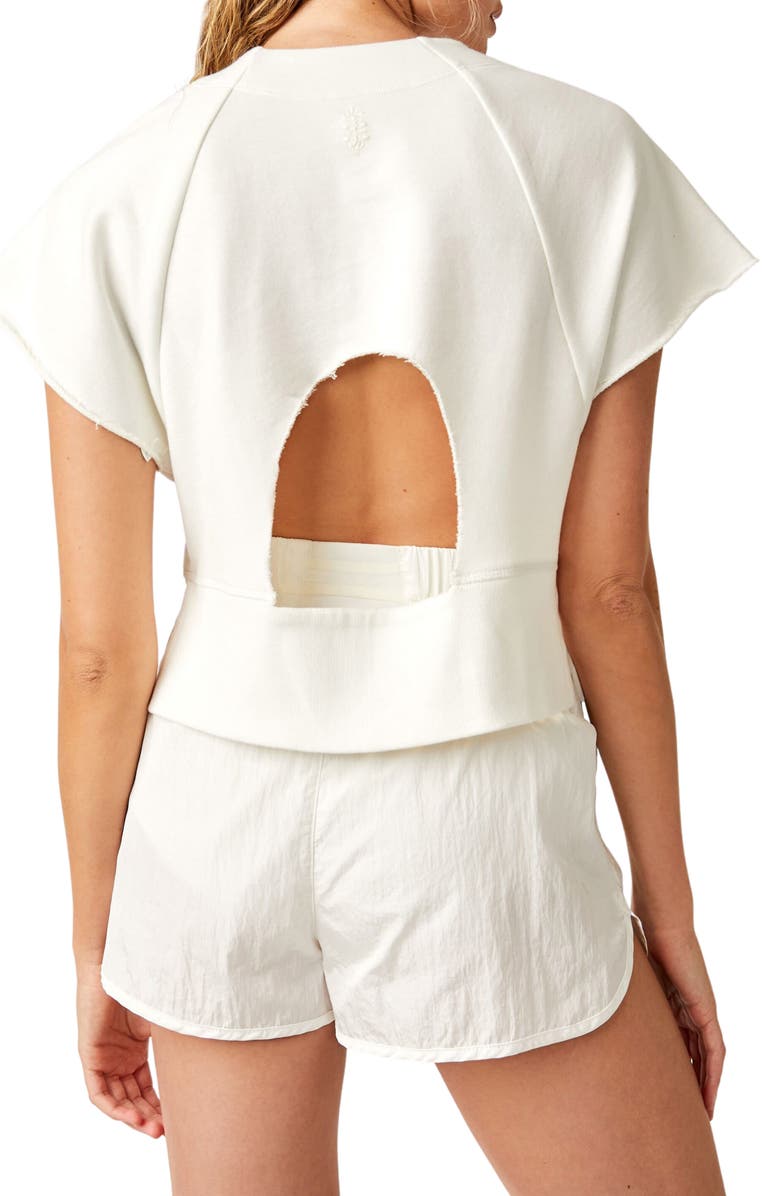 Free People FP Movement Meditate Cutout T-Shirt, Alternate, color,