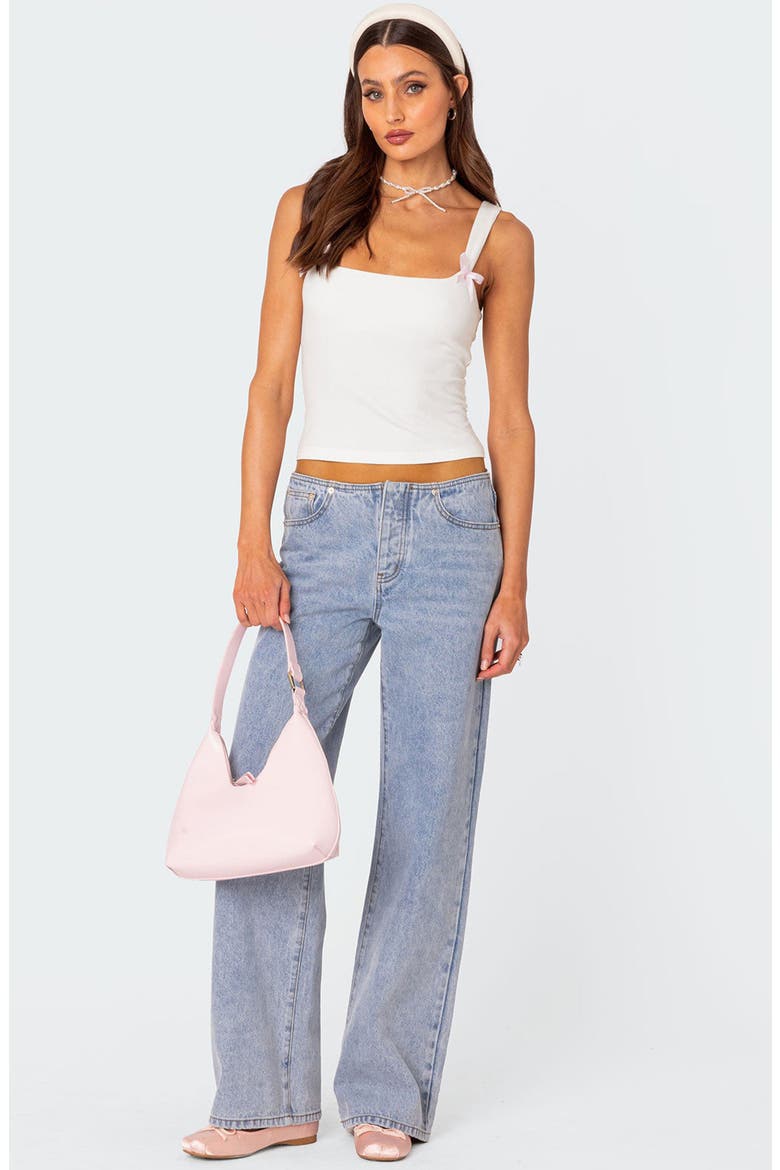Lola Rib Crop Tank, Alternate, color, WHITE