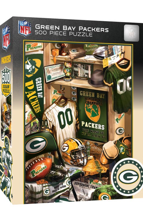 Green Bay Packers Locker Room 500 Puzzle