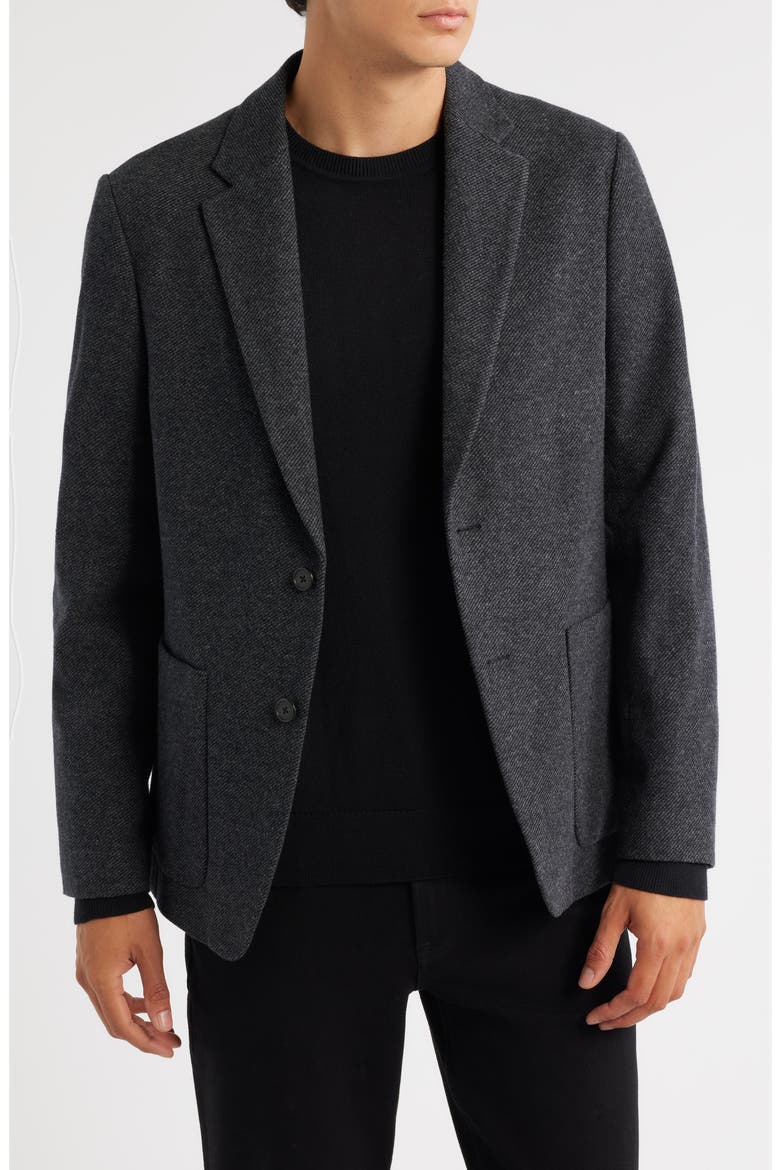 Clinton Textured Knit Twill Sport Coat, Alternate, color, BALTIC MULTI