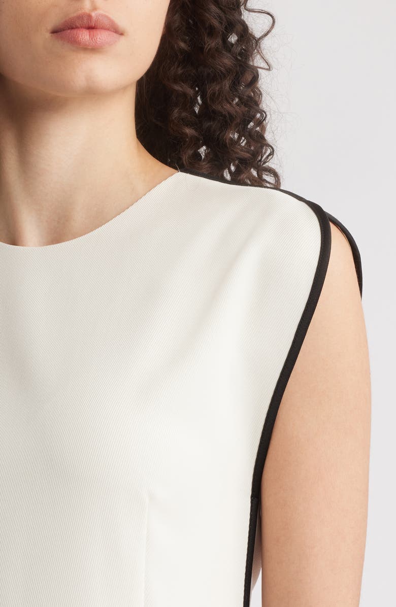 BOSS Detira Wool Blend Sheath Midi Dress, Alternate, color, 