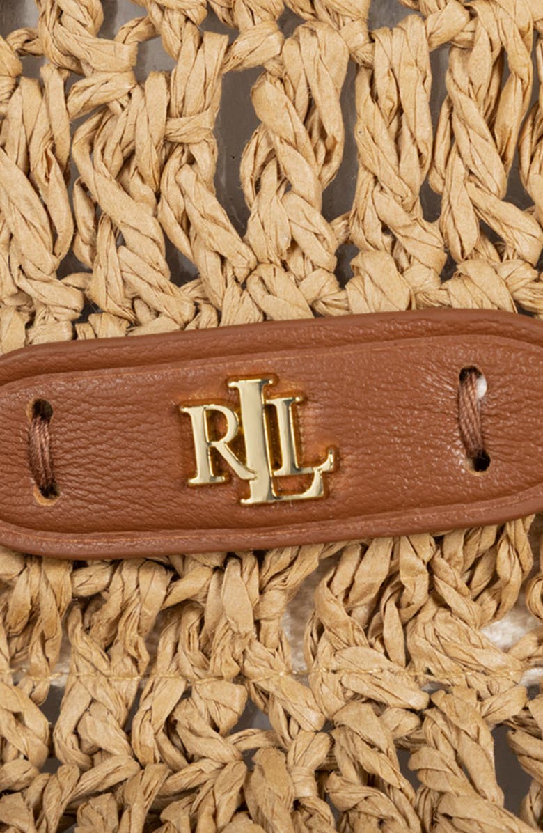 Lauren Ralph Lauren Crochet Straw Fedora, Alternate, color, 