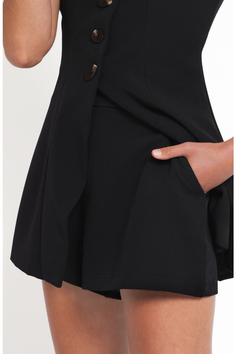 Amanda Suiting Shorts, Alternate, color, BLACK