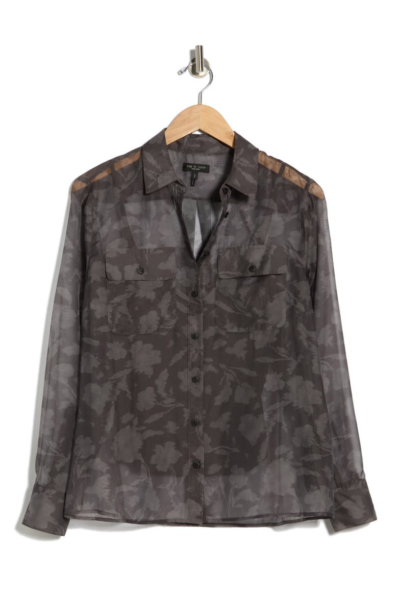 Sonica Printed Shirt, Alternate, color, GREY MULTI